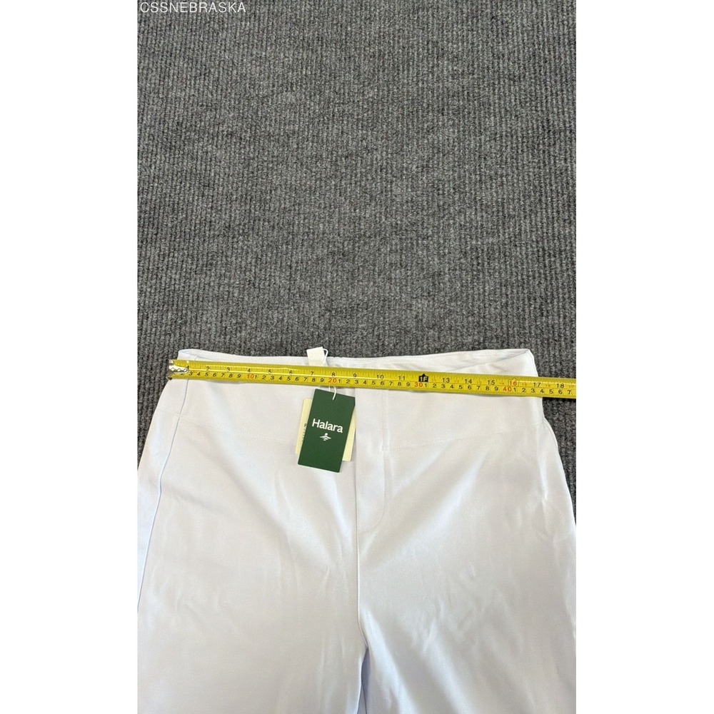 Halara Women's White Wide Leg Flare Athleisure Pants High Waisted Sz XL Tall NWT - Picture 6 of 10